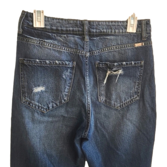 WOMENS Kancan dark wash distressed jeans size 7. - Picture 9 of 12